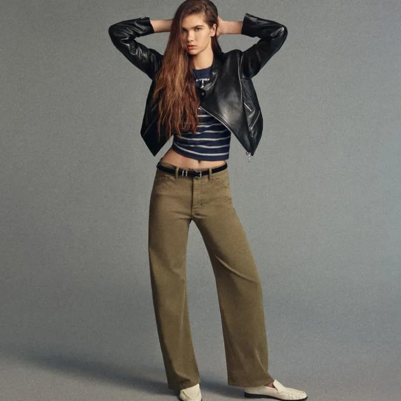 Zoe barrel pant in chino